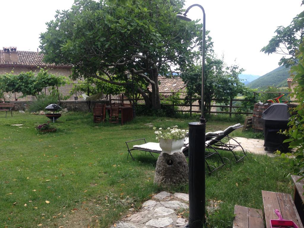 Agriturismo Campagna In Compagnia Vallo di Nera Eksteriør bilde