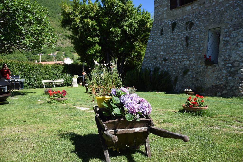 Agriturismo Campagna In Compagnia Vallo di Nera Eksteriør bilde